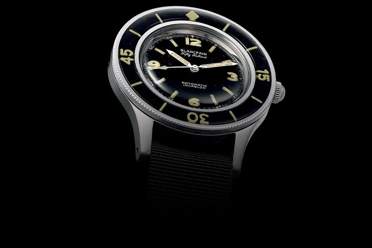 Blancpain Fifty Fathoms, montre de plongée vintage iconique